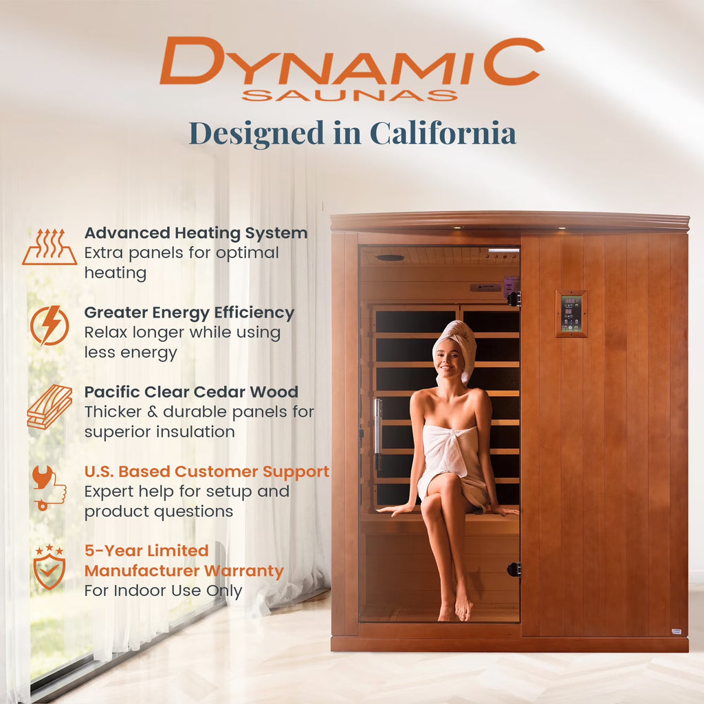Experience Ultimate Relaxation with the Madrid Elite 3-Person Low EMF Infrared Home Sauna! 🌟🧖‍♀️✨